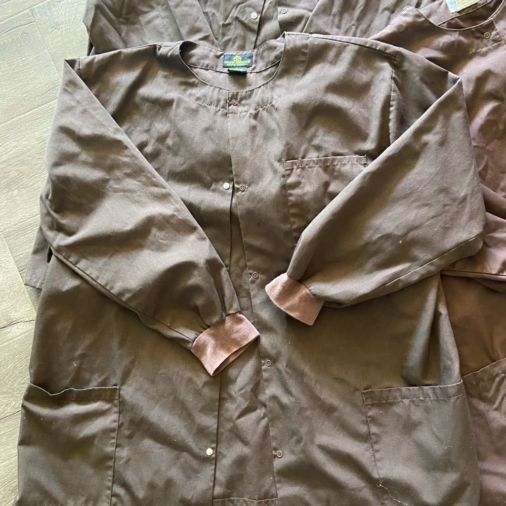Natural Uniform Chocolate Lab Jackets - Picture 3 of 5